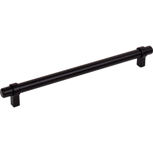 Jeffrey Alexander 224 Mm Center-To-Center Matte Black Key Grande Cabinet Bar Pull 5224MB - main